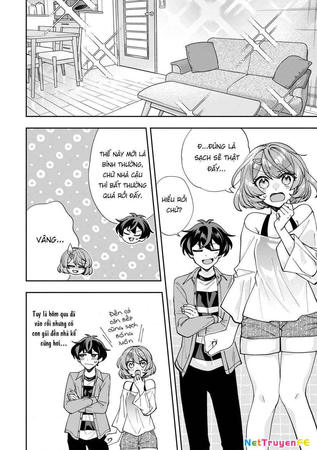 Net no "Oshi" to Real no "Oshi" ga Tonari ni Hikkoshite Kita Chapter 3 - Trang 2